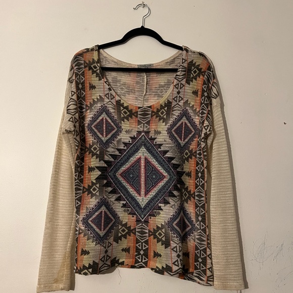 (2 for $15) Aztec pattern Sweater - Picture 3 of 6